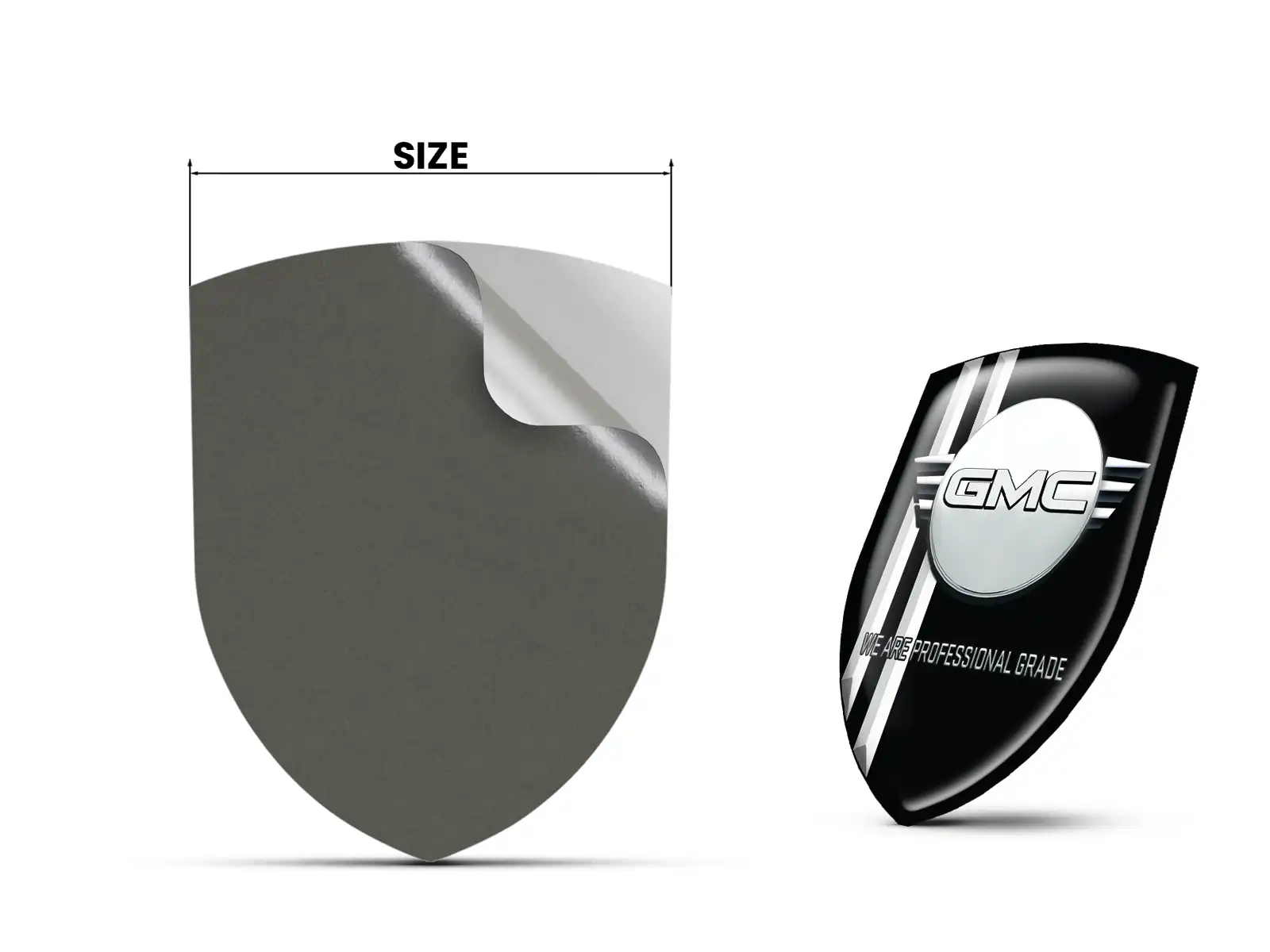 GMC Badges Auto Qualité Pro Personnalisables Max